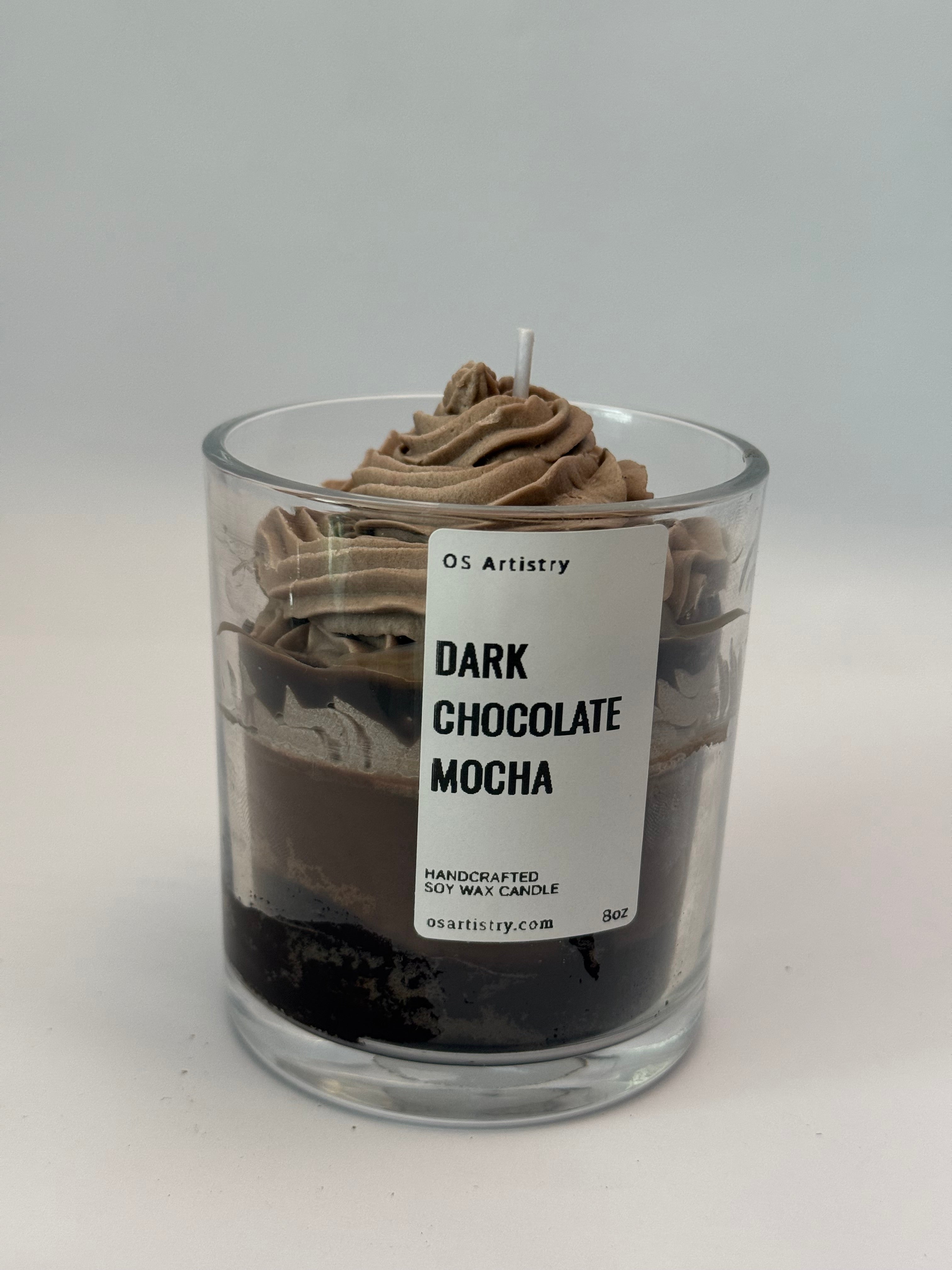DARK CHOCOLATE MOCHA CANDLE 8oz