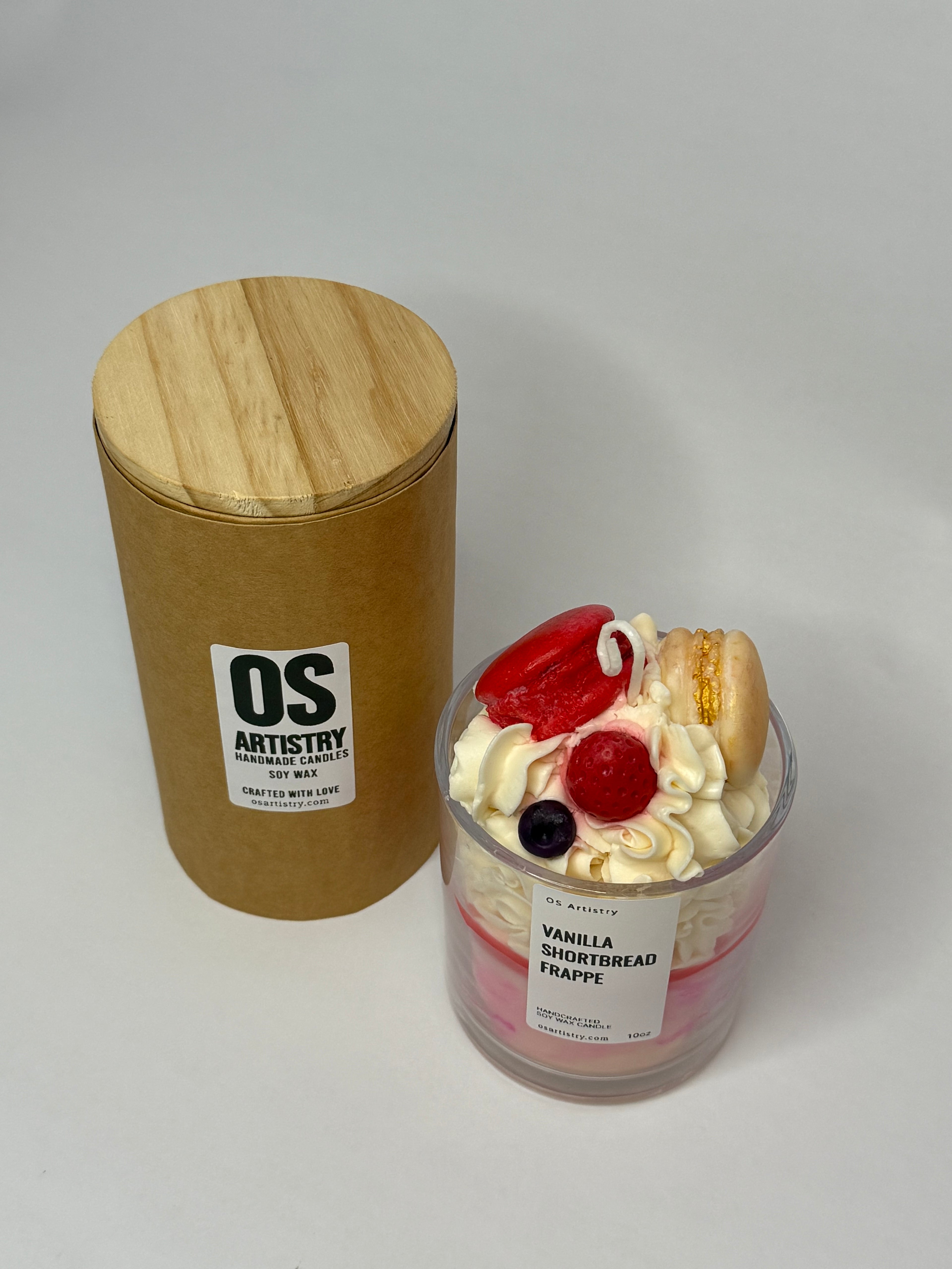 Vanilla Shortbread Frappe | Handmade soy candle 10oz