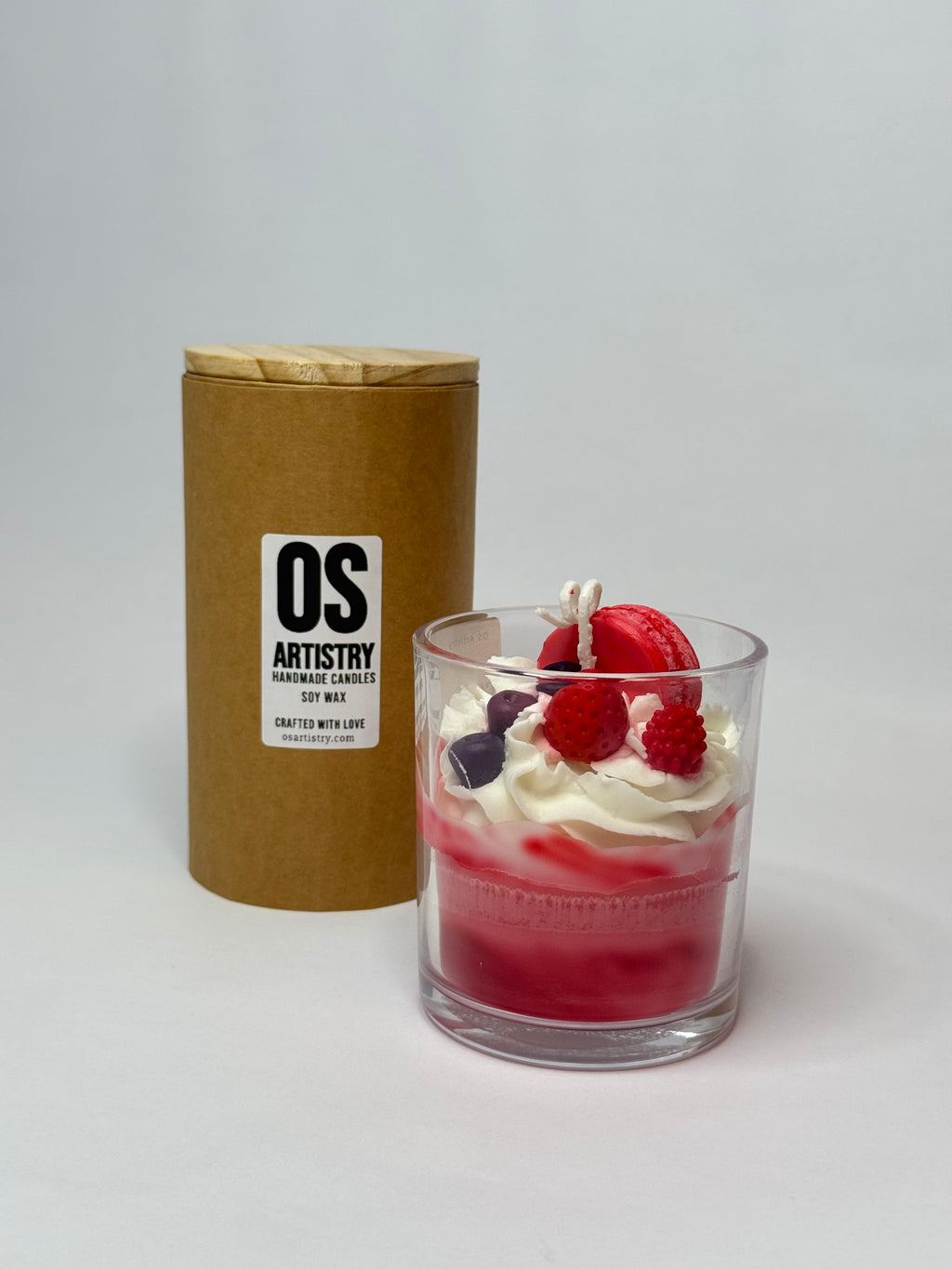 Candy Cane Frappe | Handmade soy candle 8oz