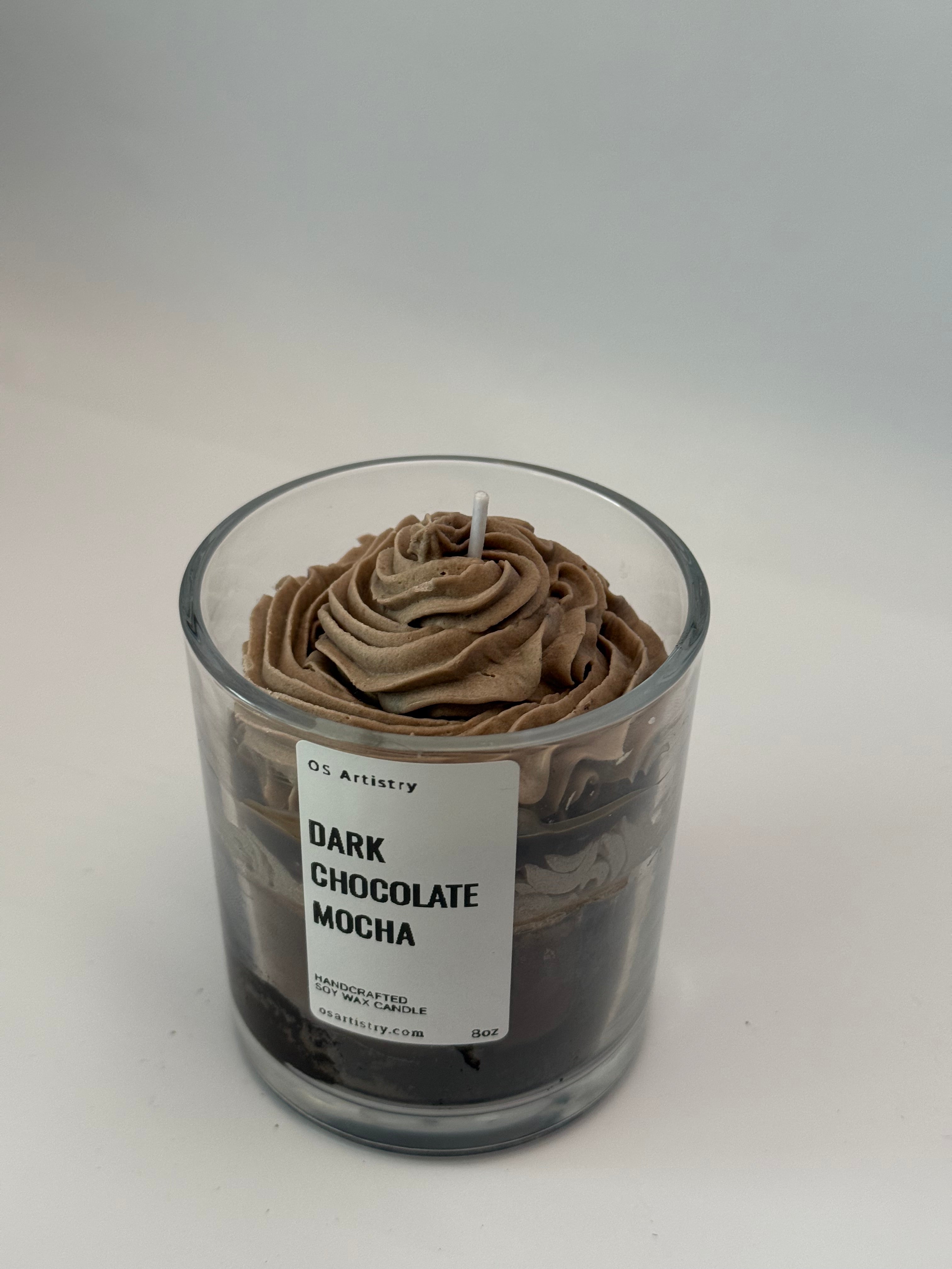 DARK CHOCOLATE MOCHA CANDLE 8oz