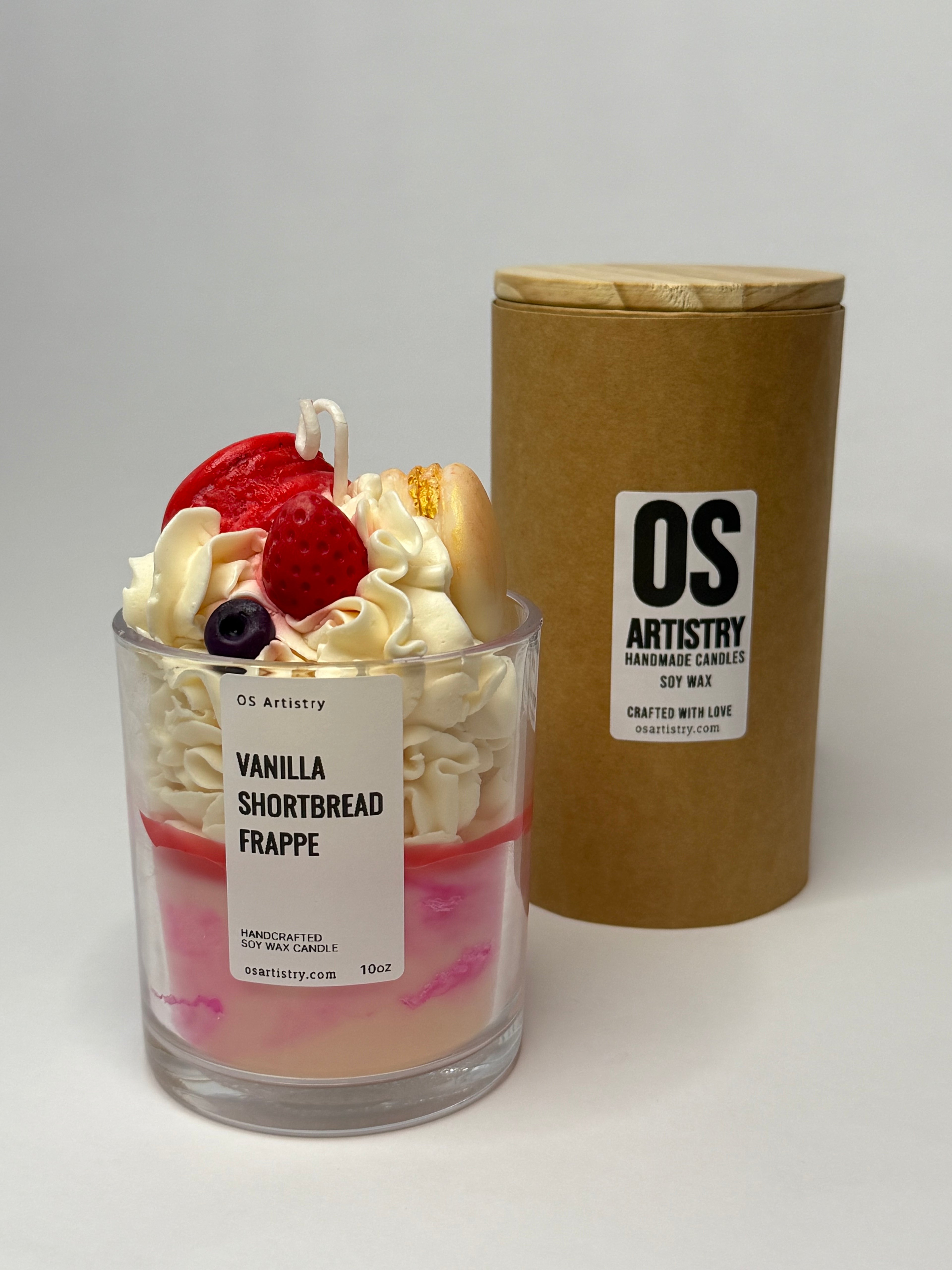 Vanilla Shortbread Frappe | Handmade soy candle 10oz