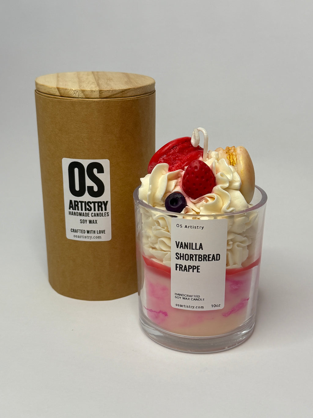 Vanilla Shortbread Frappe | Handmade soy candle 10oz