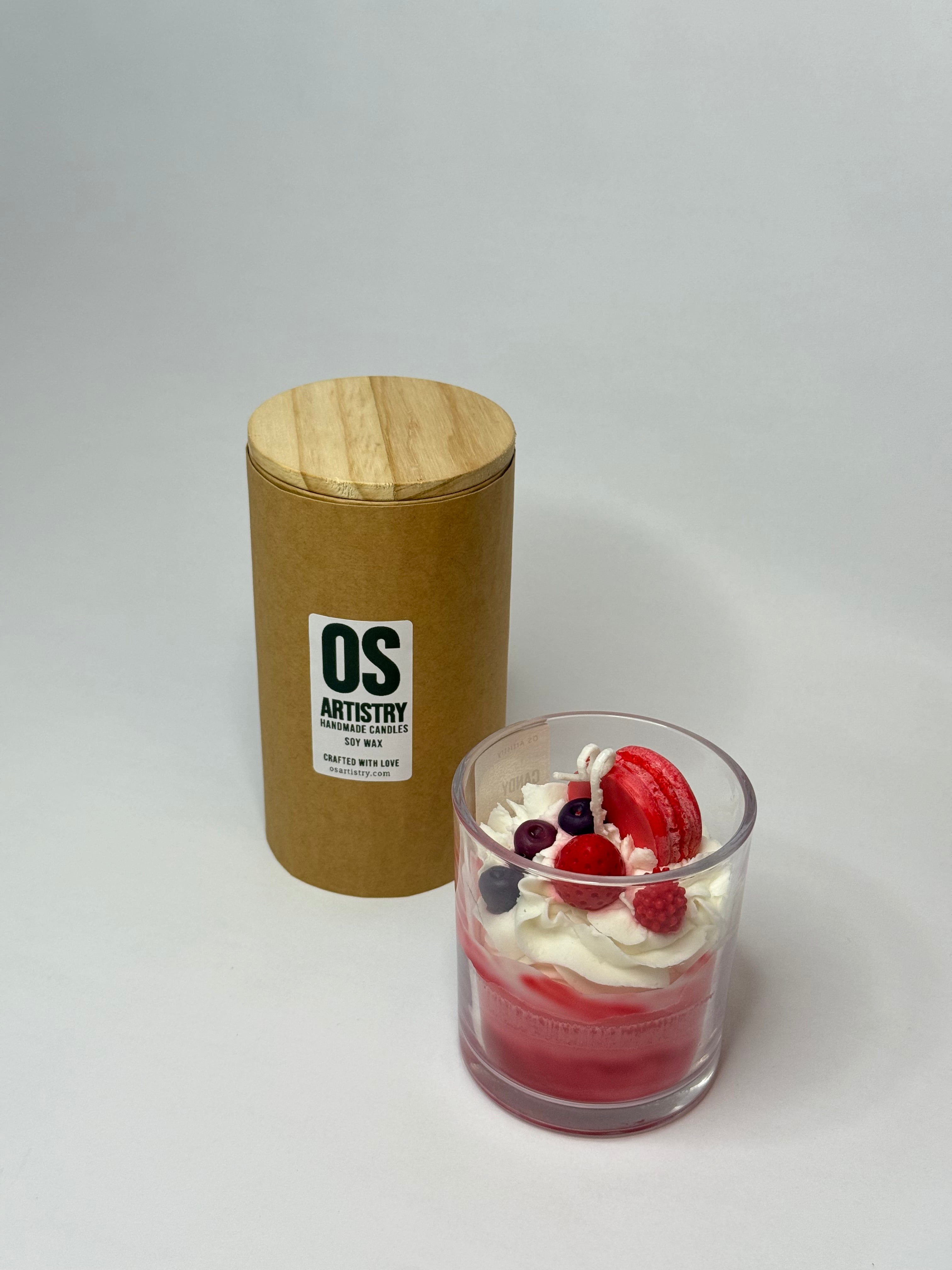 Candy Cane Frappe | Handmade soy candle 8oz