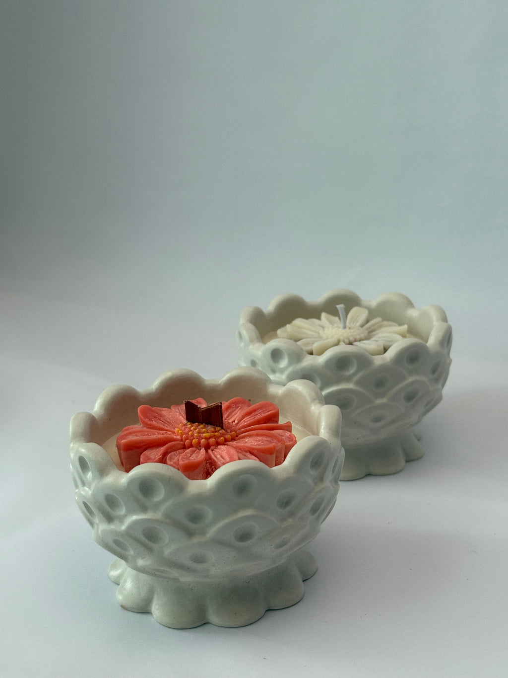 Daisy Flower Soy Candle 4oz