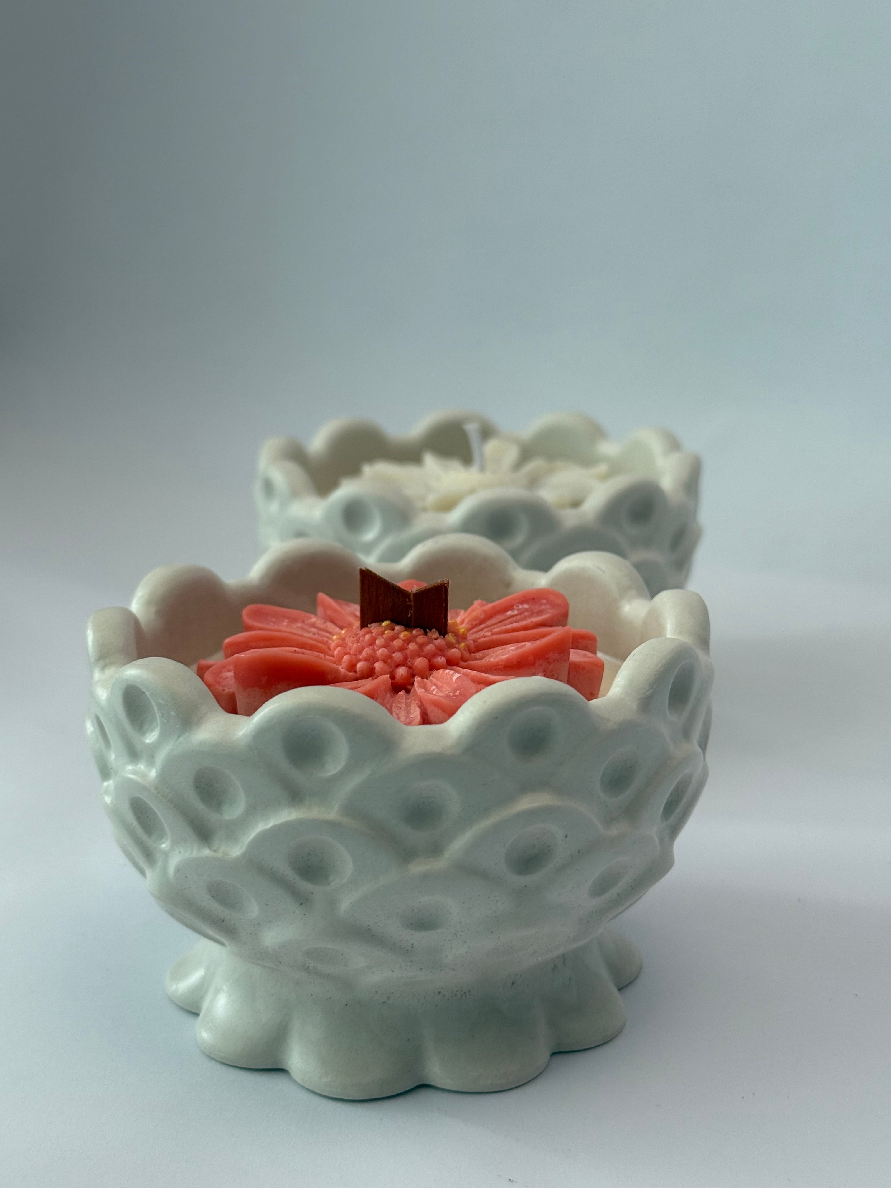 Daisy Flower Soy Candle 4oz