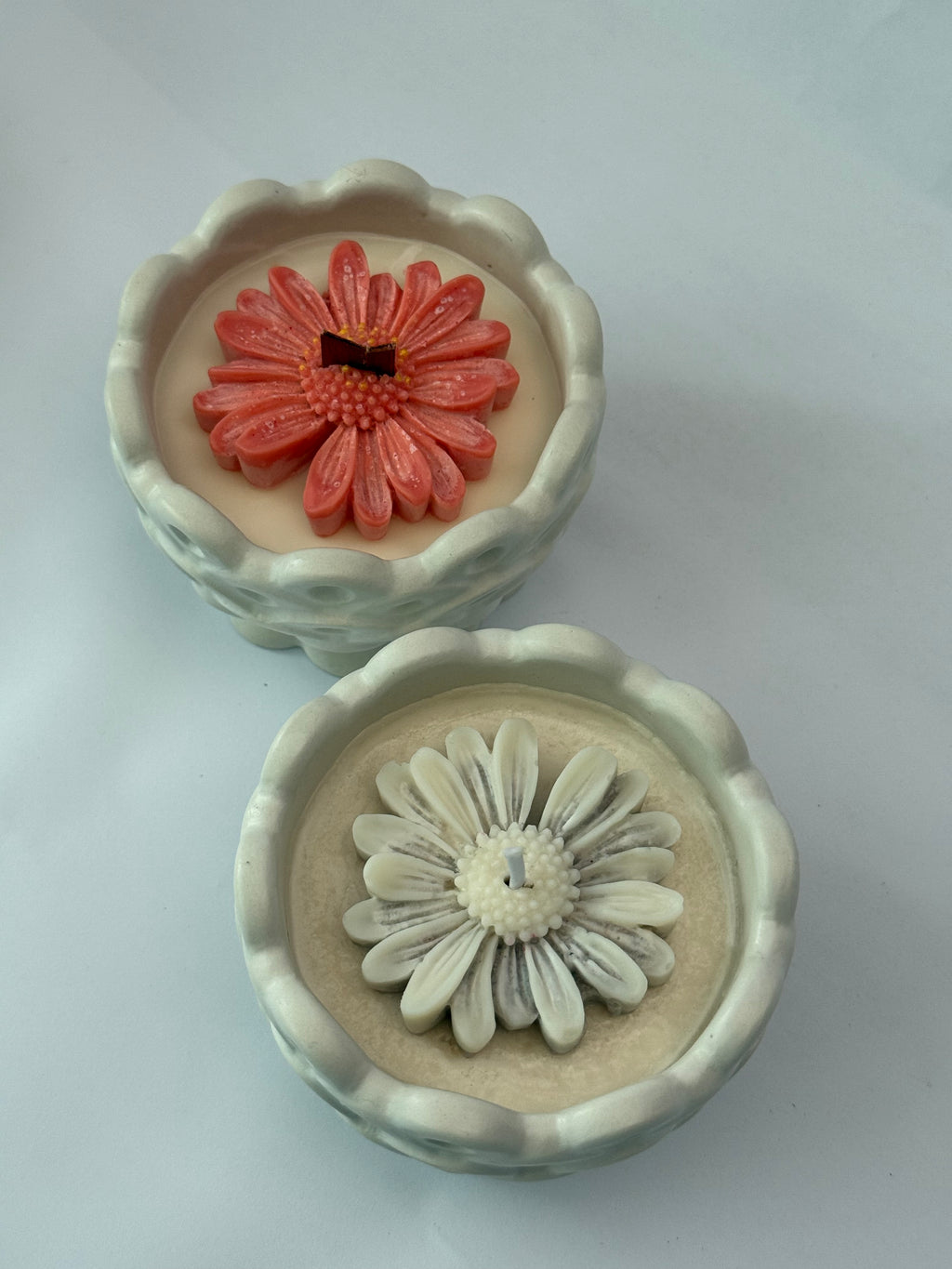 Daisy Flower Soy Candle 4oz